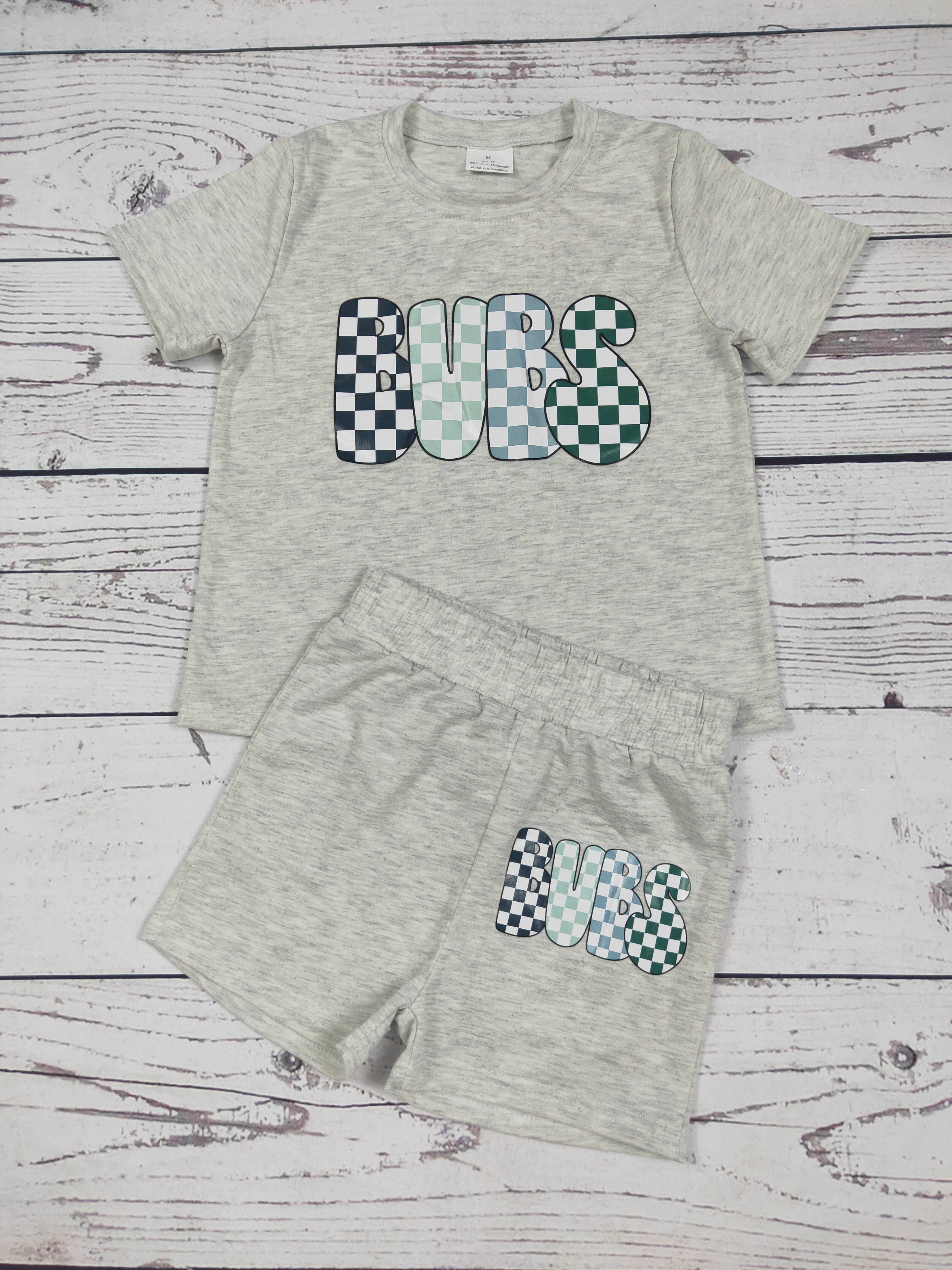 Checkered BUBS Toddler Boys Clothes